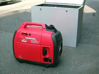 発電機「消音BOX」「静音BOX」試作品　ホンダEU16i　HONDA  2009年5月