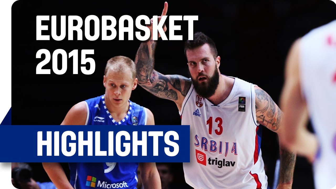 Serbia v Finland - Round of 16 - Game Highlights - EuroBasket 2015