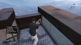 GTA 5 Online Funny Moments - Falling Glitch, Crazy Jumps, Helicopter explosion