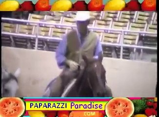 MICHAEL KEATON wins horse-riding competition