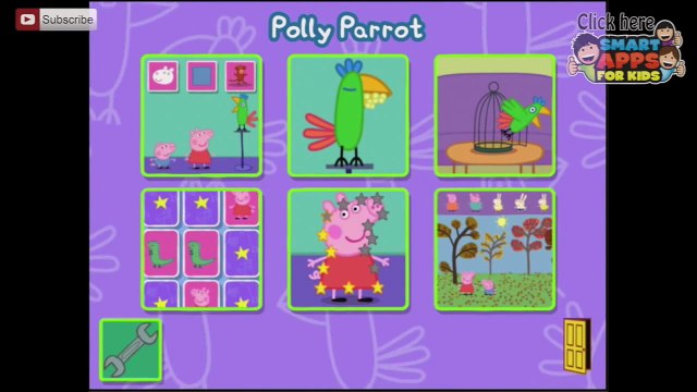 Peppa Pig Polly Parrot by P2 Games best iPad app demo for kids | peppa pig games