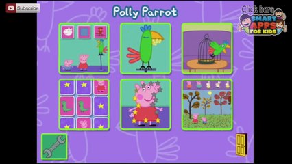 Peppa Pig Polly Parrot by P2 Games  best iPad app demo for kids | peppa pig games