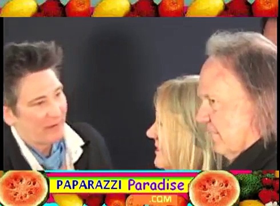 NEIL YOUNG meets K.D. LANG at Grammy party - 2011