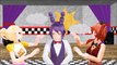 【MMD FNAF】 Bonnie, Toy Chica and Toy Freddy (fem) - Chaos of Love