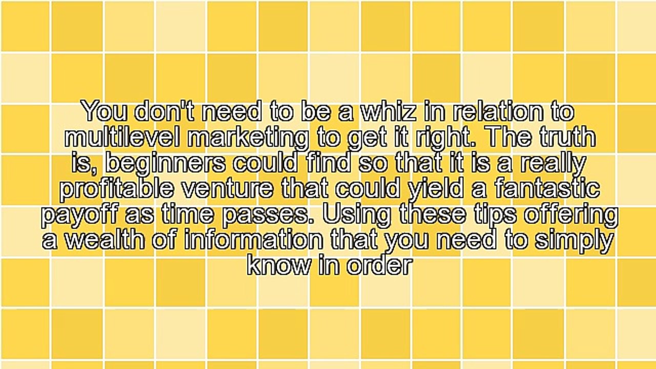 Multilevel Marketing Confusion? Check Out These Ideas To Help You