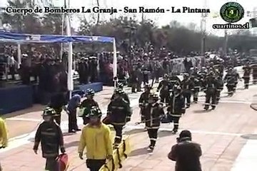 DESFILE BOMBEROS EN COMUNA LA PINTANA 2009