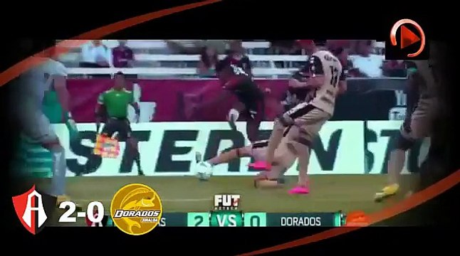 Atlas vs Dorados 3-2 GOLES y RESUMEN COMPLETO Partido Liga MX 2015