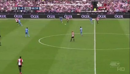 Eljero Elia 1-0 - Feyenoord - Willem II 13.09.2015 HD