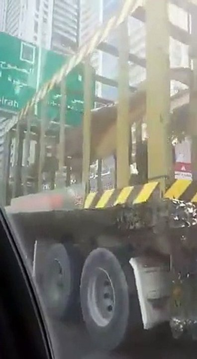 Dinosaurs being transported in ‪‎Dubai‬