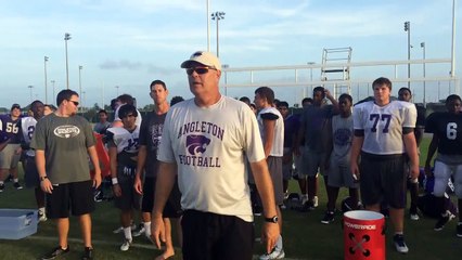 Angleton High School Football Ice Bucket Challenge