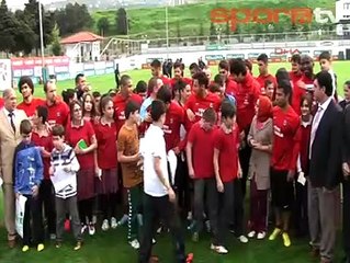 Trabzonspor'da neşeli antrenman