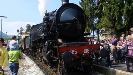 Treno Storico a Vapore - FS 685.196 - Feltre 25/04/2014