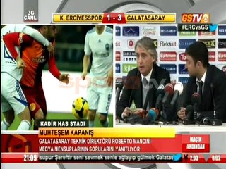 Mancini'den ilk yarı değerlendirmesi