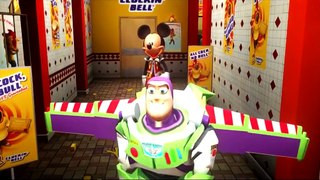 Buzz Lightyear Toys Story & Mickey Mouse Funny Time Lightning Mcqueen Cars HD 1080P Disney Pixar