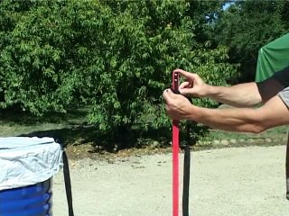 video Futstop installation et tests d'arrimage de fûts sur palette