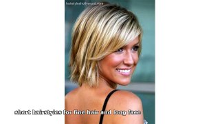 short hairstyles for fine hair and long face