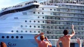 Big travel ship in the world