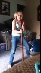 9 Year Old Dancing To Country Girl Shake It For Me!