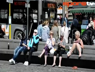 Lazio-Fenerbahçe maçı öncesinde Roma caddeleri