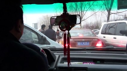 Typical driving for China. Nothing personal. Feb 2010.