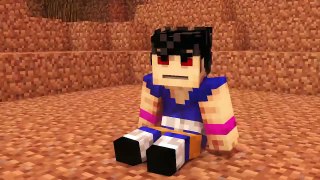 Intro BersGamer   Transformación Super Saiyan 4   Minecraft Animation