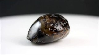 水入り瑪瑙 原石 磨き 61g / Enhydro Agate(Water Agate)