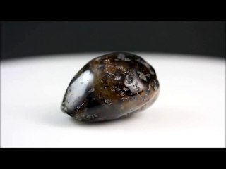 水入り瑪瑙 原石 磨き 61g / Enhydro Agate(Water Agate)