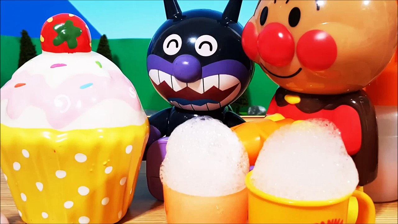アンパンマン アイスクリームとバイキンマン❤アニメ＆おもちゃ Anpanman Anpanman ice cream