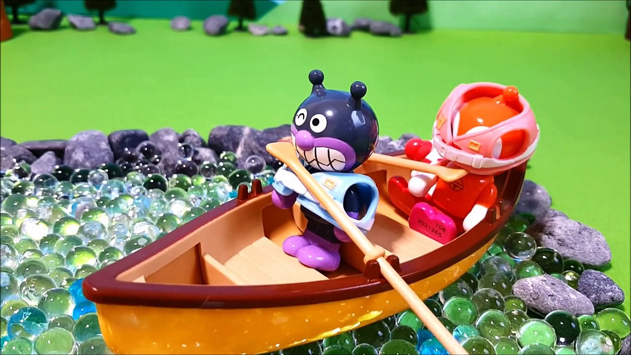 アンパンマンアニメおもちゃ❤ドキンちゃんボートでおでかけ❤おかあさんといっしょ♦ Anpanman animation toys