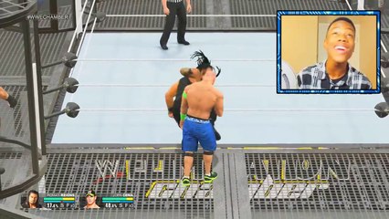 WWE 2K15 - CRAZY Elimination Chamber Match!