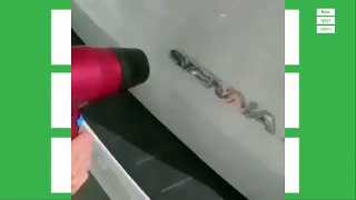 Comment utiliser Canned Airc pour enlever une voiture Dent