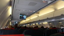 Norwegian 737-800 Oslo-Riga Safety, Takeoff, Inflight, Landing DY1072