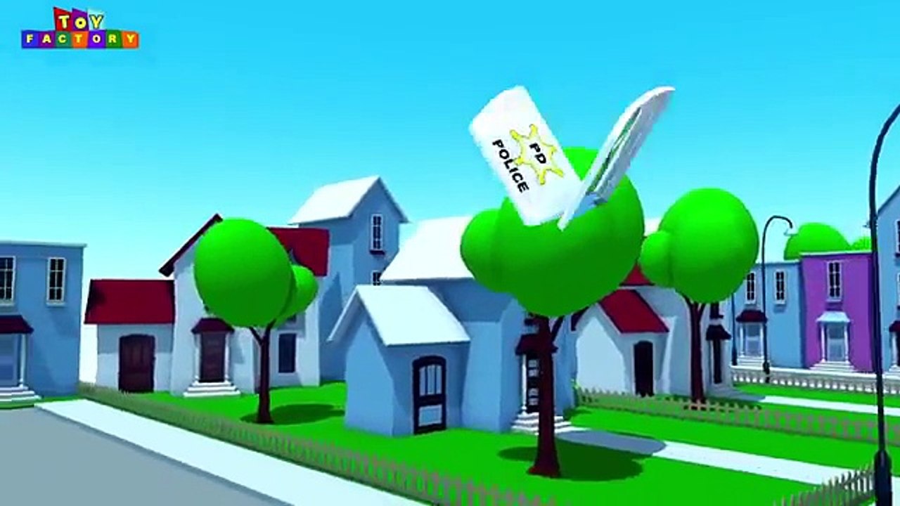 police cars for children - Cars for kids - police car cartoons for children