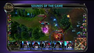 Sounds of the Game  Fnatic vs SK Telecom T1 K Game 1   All star 2014 Paris MUST SEE