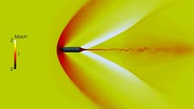 Supersonic Bullet - CFD simulation - OpenFoam