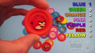 Learn Colours with Cartoon Flying Discs! Fun Learning Contest!