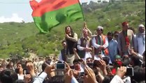 PTI Warai workers protest against the party alliance with the Jamaat-e-Islami Dir Upper in PK-93 for by-election
