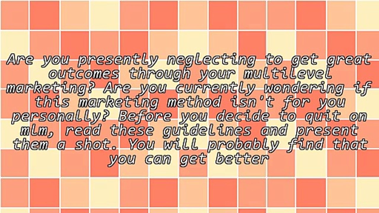 Stuck On Mlm? Try Out These Wise Points!