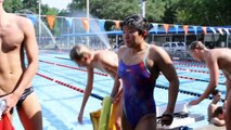 Tao Li meets Singapore Swim Stars