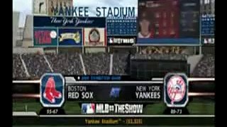 MLB 09 The Show: Yankees vs Red Sx 1st inng