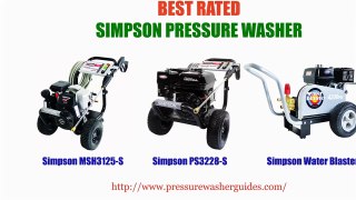 Best Simpson Pressure Washer Reviews