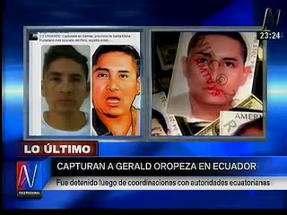 Gerald Oropeza: Policía lo ubicó mientras corría en playas de Ecuador