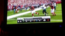 Lol C.J Spiller gets pushed single handed replay on Madden Ultimate Team replay after the game!