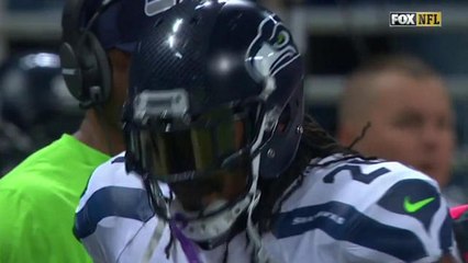 Beastmode carries the line for 10 yards