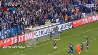 Nathan dyer Winner goal Leicester City - Aston Villa 3 2 || 13-09-15