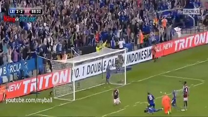 Nathan dyer Winner goal Leicester City - Aston Villa 3 2 || 13-09-15