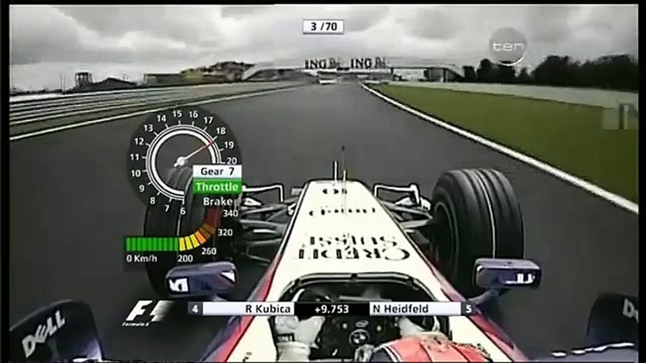 F1 2007 Onboard Kubica Magny Cours Race