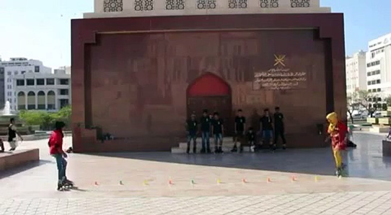 الأداء التجريبي لفريق Oman skate team لبرنامج( arab got tal