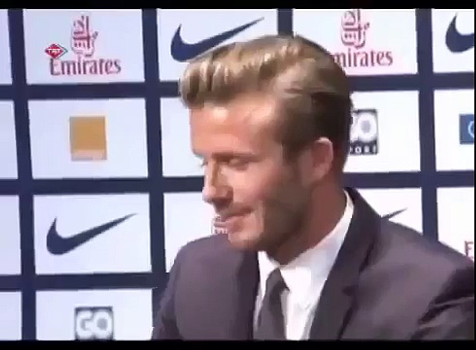 David Beckham serbest vuru kullanrken dütüü an
