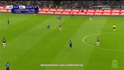 Luiz Adriano Fantastic Chance | Inter Milan v. AC Milan 13.09.2015 HD